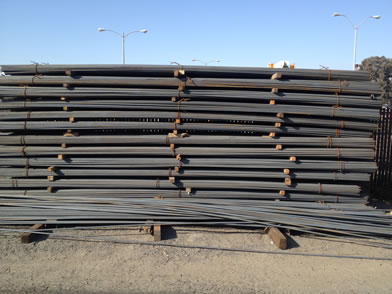 20' stock rebar sizes